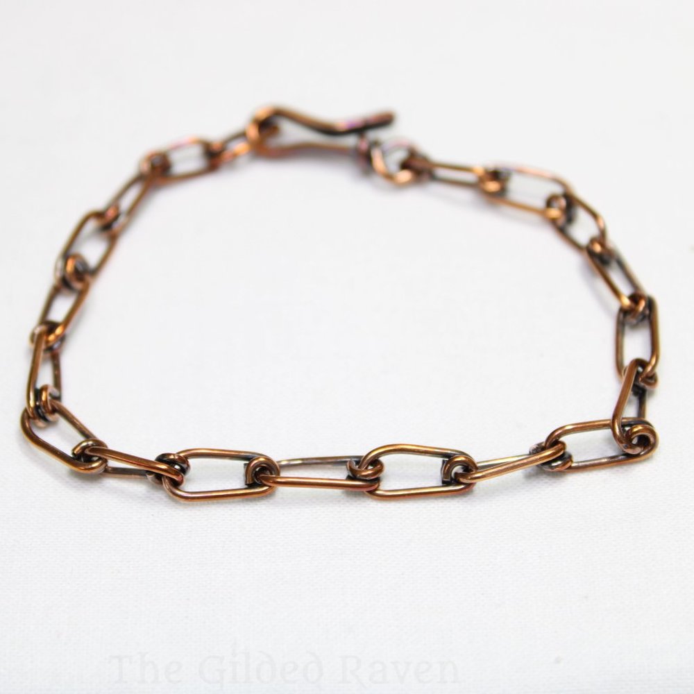 Copper Loop on Loop Bracelet